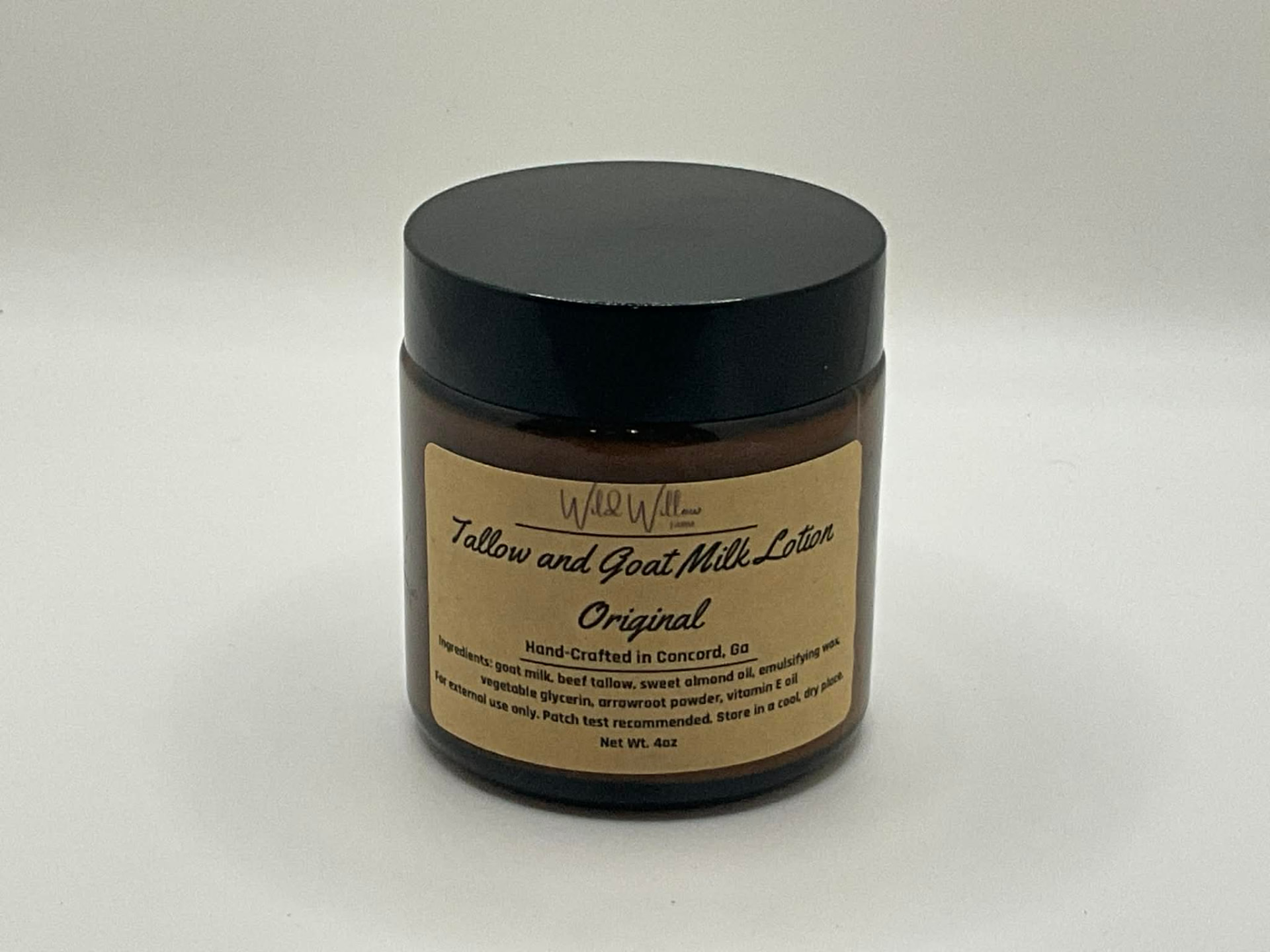 Original tallow and goat milk lotion jar