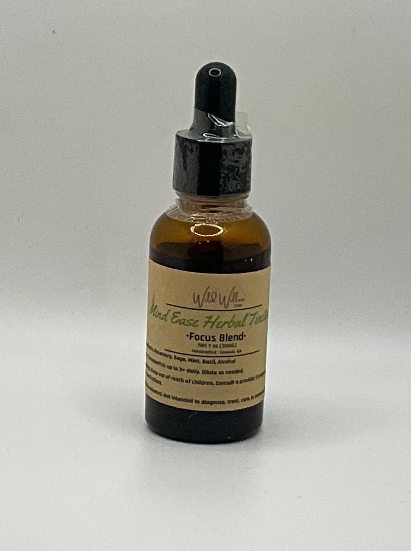 Mind Ease Herbal Tincture bottle