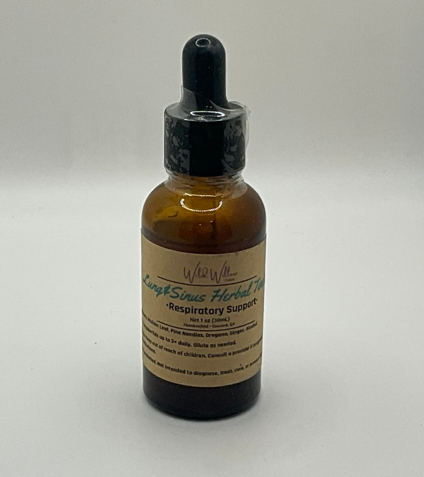 Lung & Sinus Herbal Tincture bottle