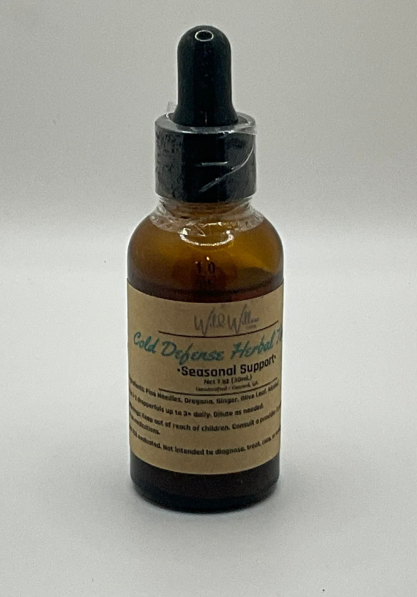 Cold Defense Herbal Tincture bottle