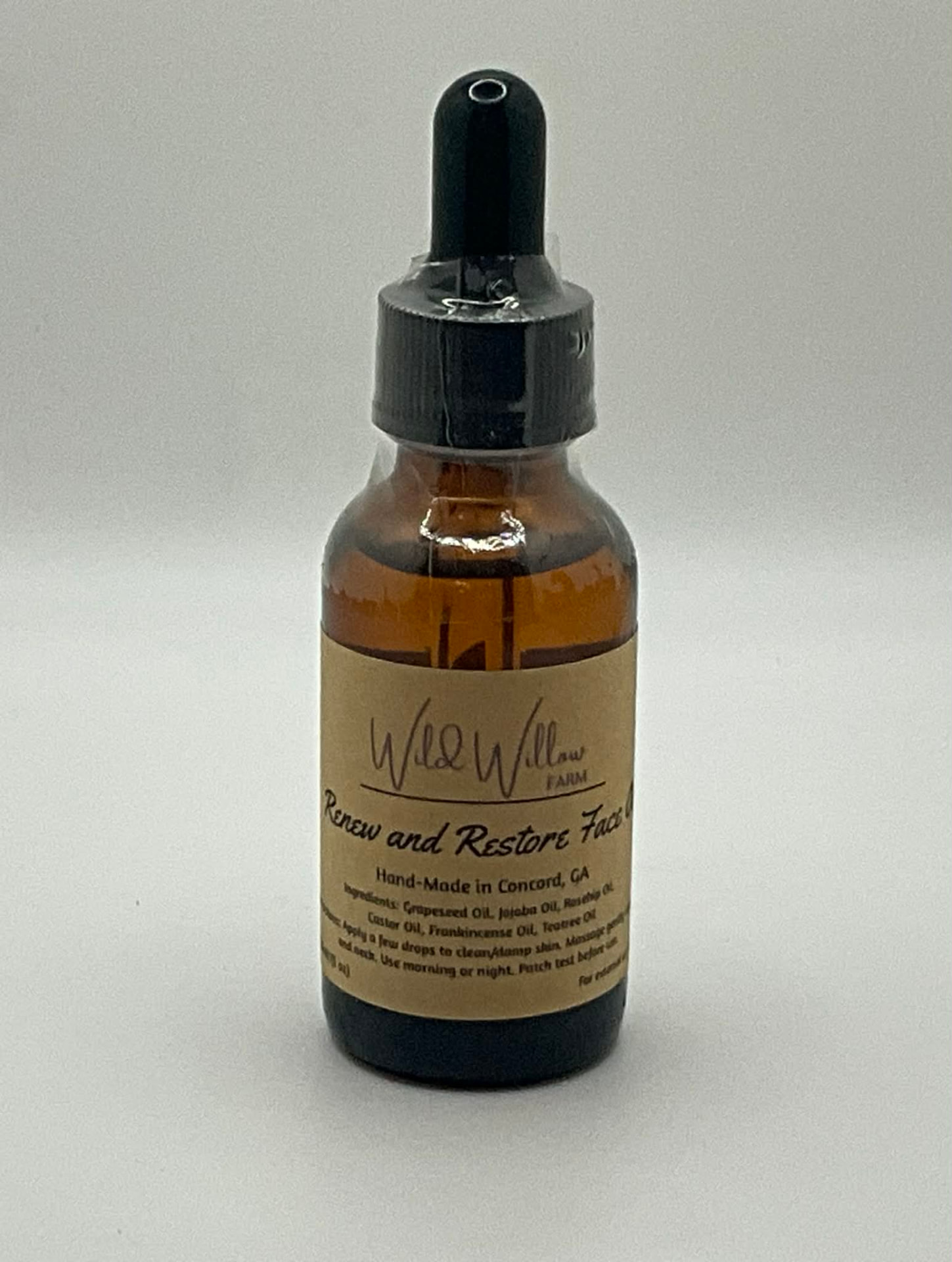 Renew and Restore Face Oil bottle
